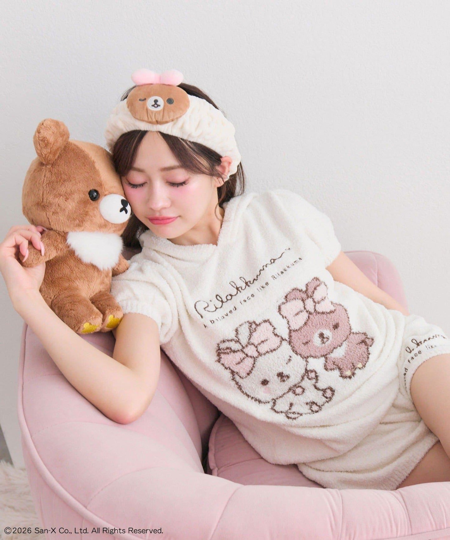 Rilakkuma（輕鬆小熊） 髮帶 makeup款