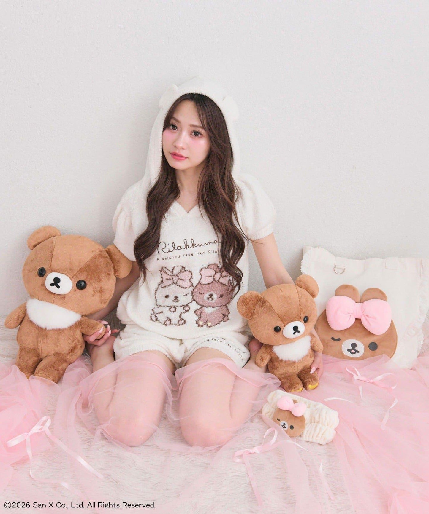 Rilakkuma（輕鬆熊） 家居服 makeup款