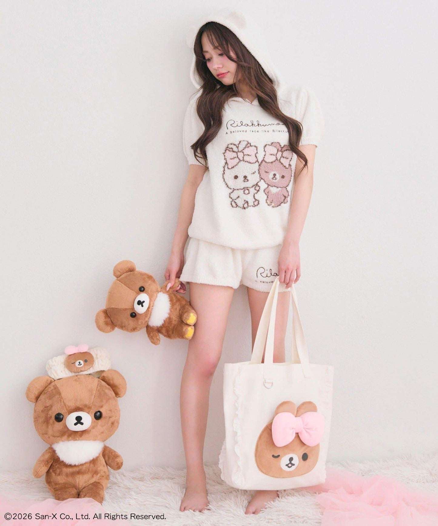 Rilakkuma（輕鬆熊） 家居服 makeup款