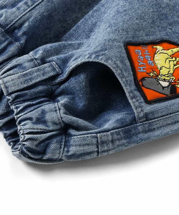 恐龍貼布 牛仔褲