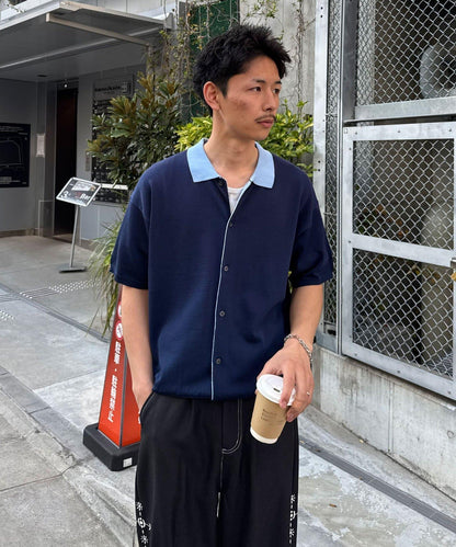 Ciaopanic 假兩件針織Polo衫
