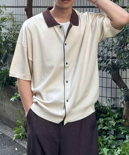 Ciaopanic 假兩件針織Polo衫