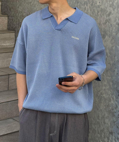 Ciaopanic 鳥眼夏季針織Polo衫