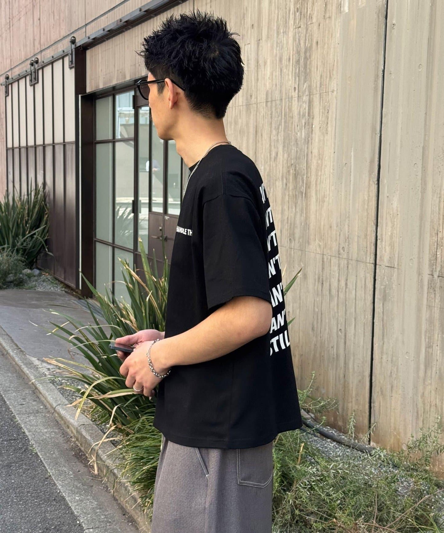 Warp Message 字樣印花 短袖T恤
