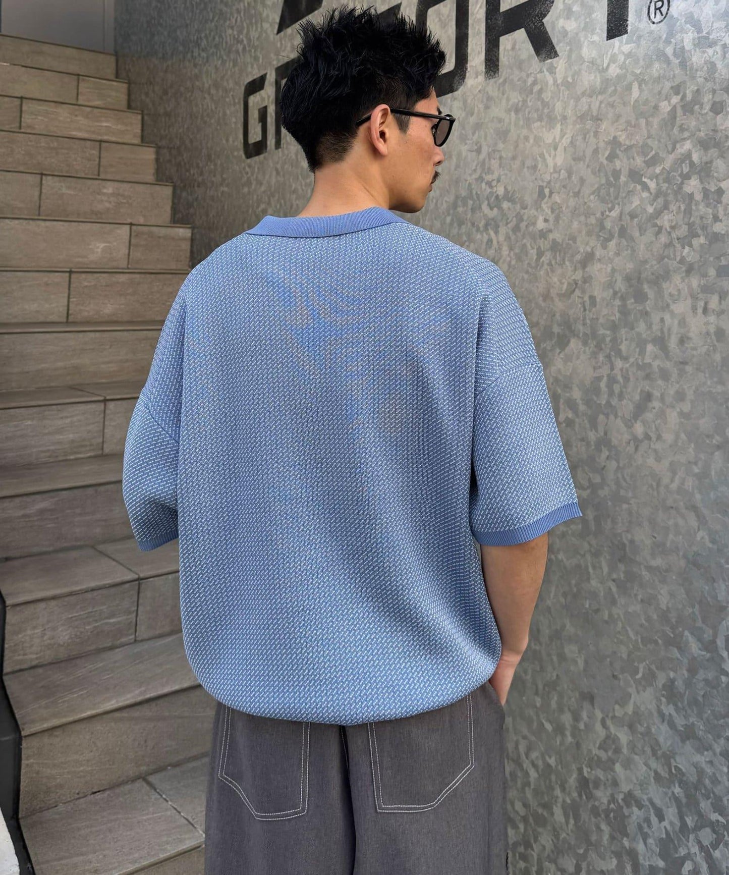 Ciaopanic 鳥眼夏季針織Polo衫