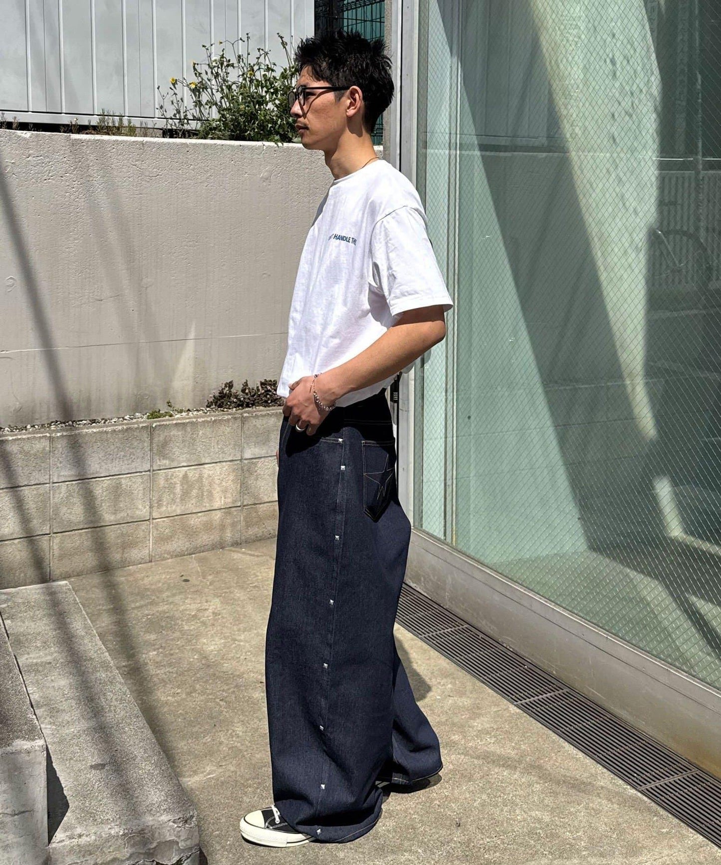 Warp Message 字樣印花 短袖T恤