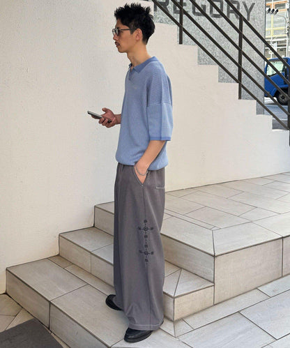 Ciaopanic 鳥眼夏季針織Polo衫