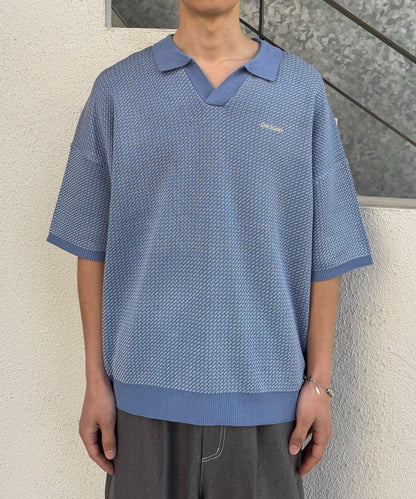 Ciaopanic 鳥眼夏季針織Polo衫