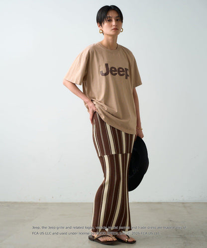 Loungedress 多條紋針織半身裙