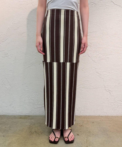 Loungedress 多條紋針織半身裙