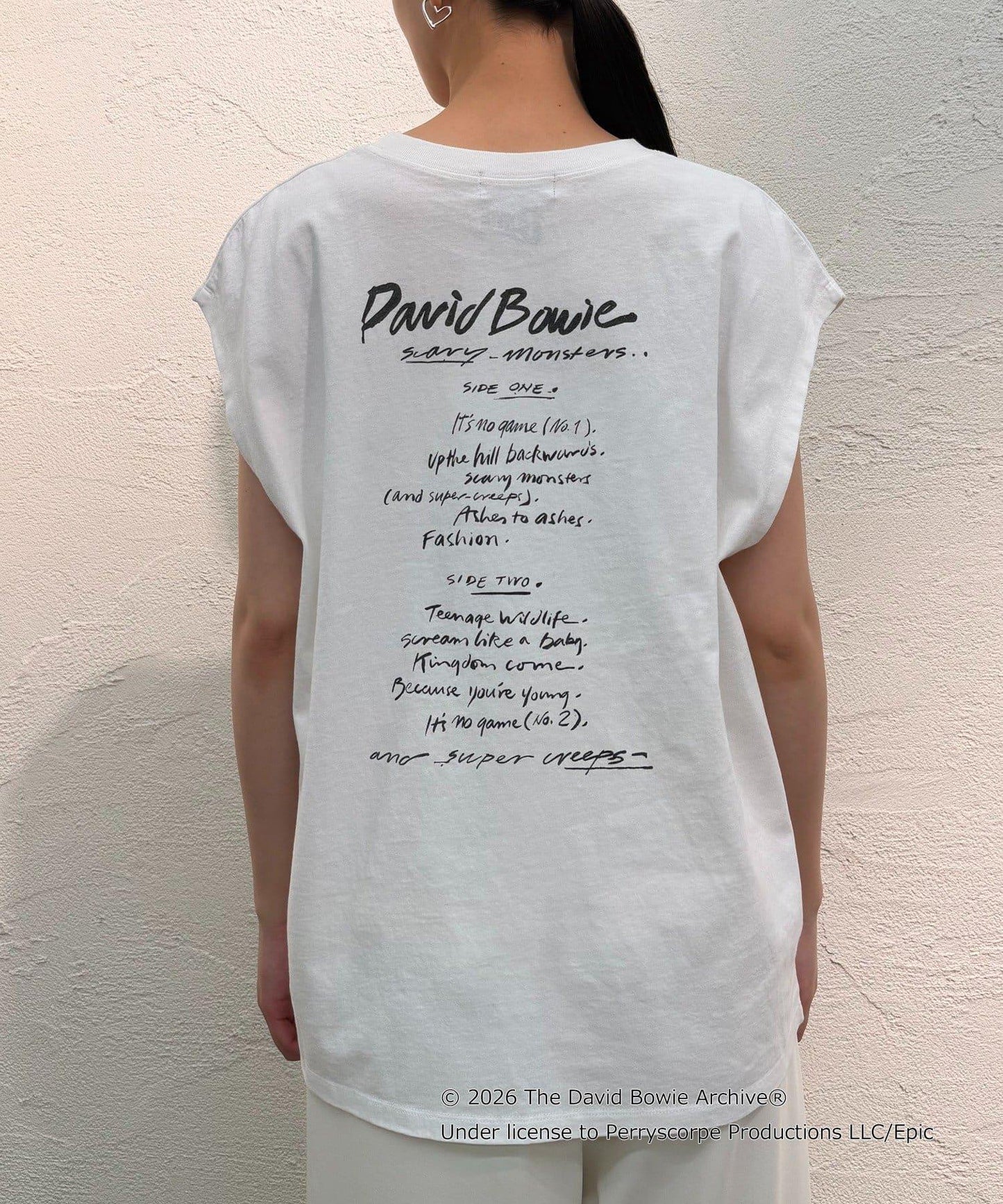GOOD ROCK SPEED DAVID BOWIE 法式T恤