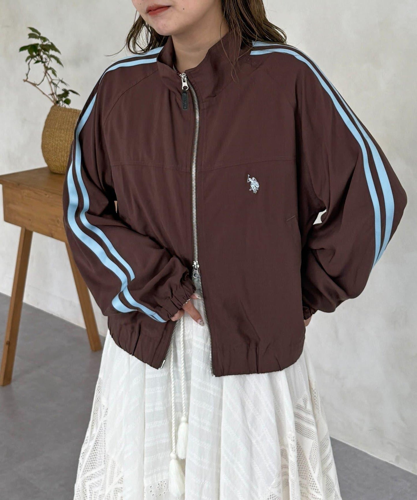 U.S. POLO ASSN. 透視運動夾克