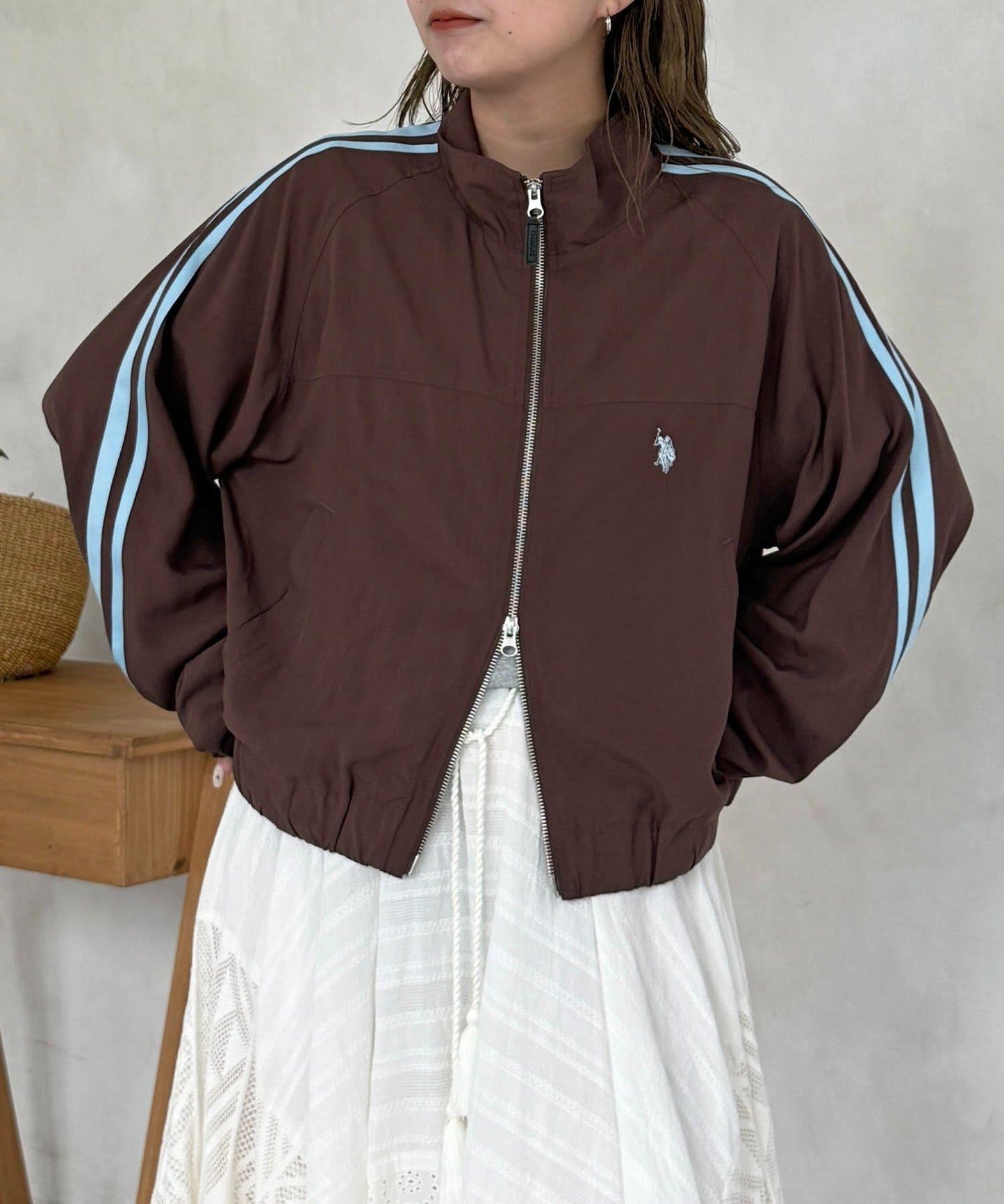 U.S. POLO ASSN. 透視運動夾克