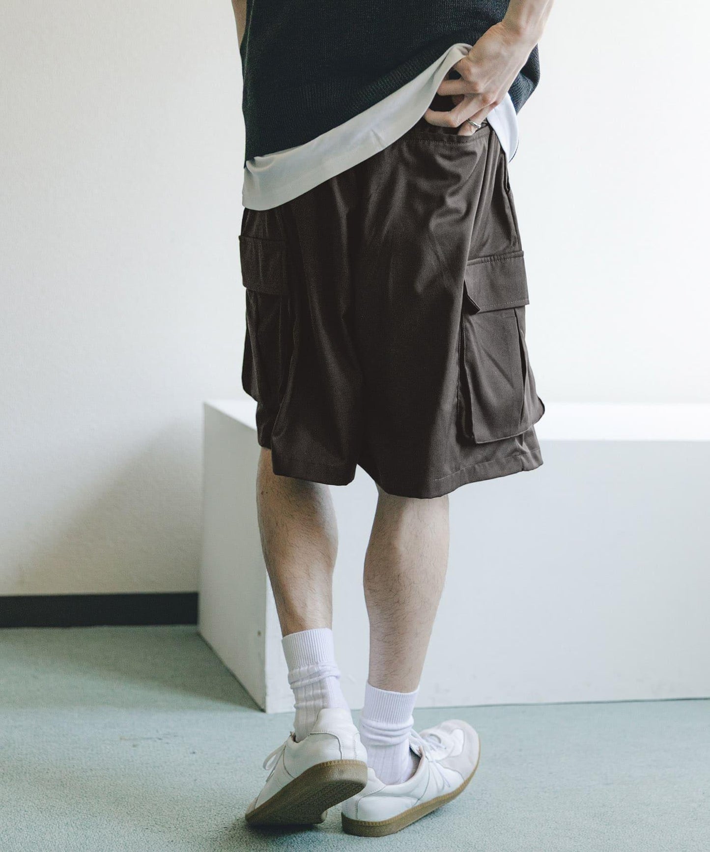 寬鬆工裝短褲