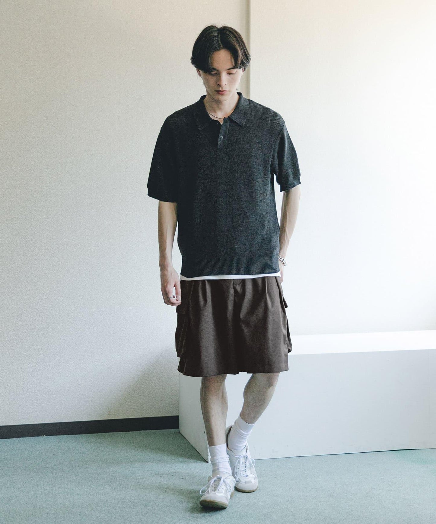 寬鬆工裝短褲