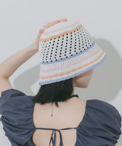 彩色條紋 熱塑 帽子