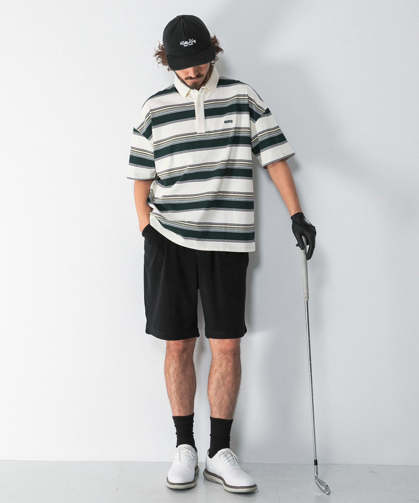 OOPS 接觸冷感條紋POLO衫