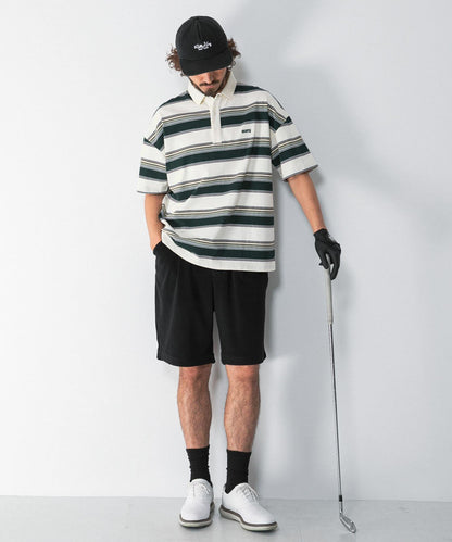 OOPS 接觸冷感條紋POLO衫