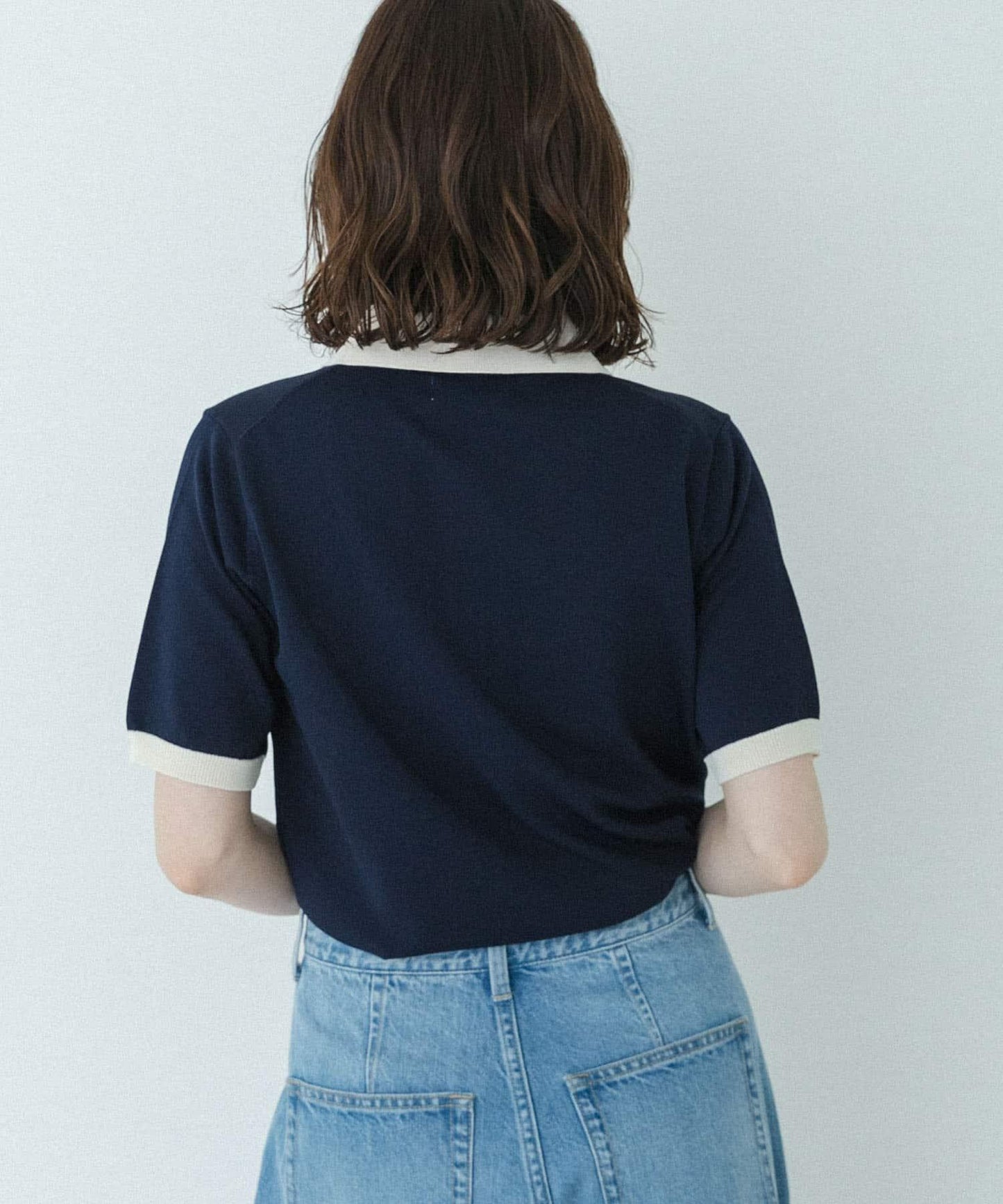 配色領 針織 Polo衫
