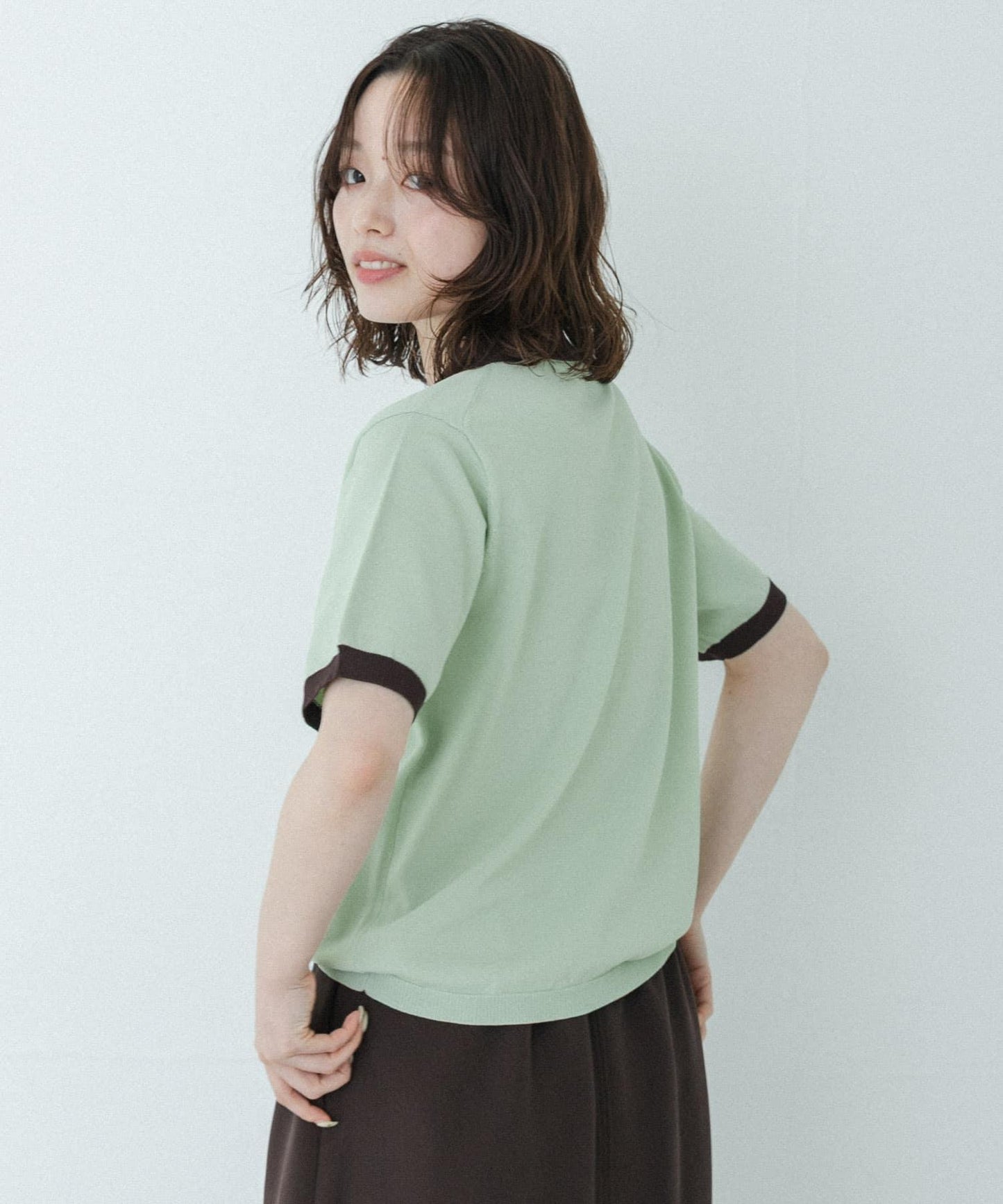 配色領 針織 Polo衫