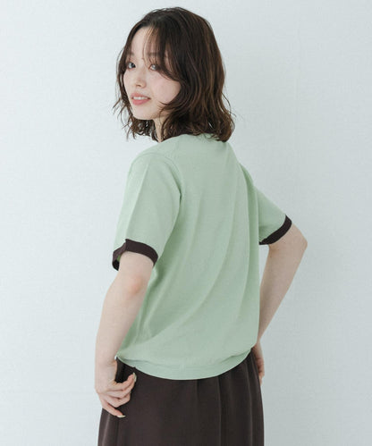 配色領 針織 Polo衫