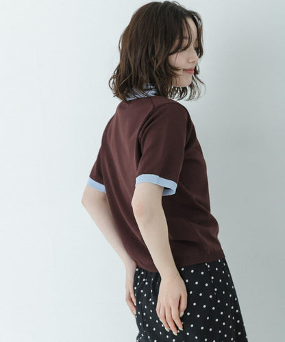 配色領 針織 Polo衫