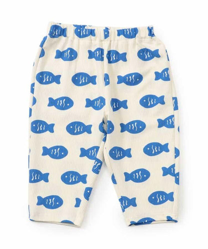 DAISUKI全印花 輕便 七分褲
