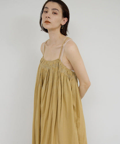 Dhritië 刺繡 吊帶連體褲