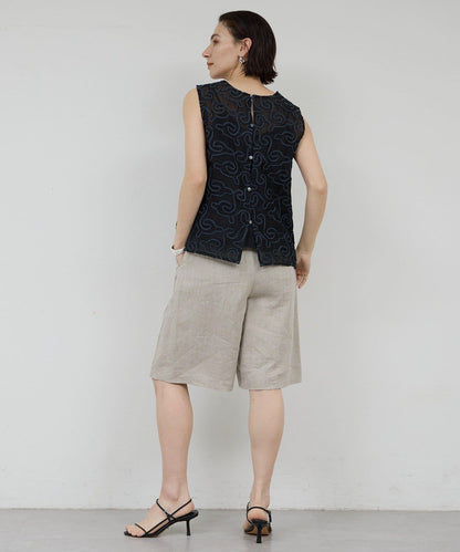 Dhritië 線繩刺繡 吊帶上衣
