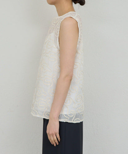 Dhritië 線繩刺繡 吊帶上衣