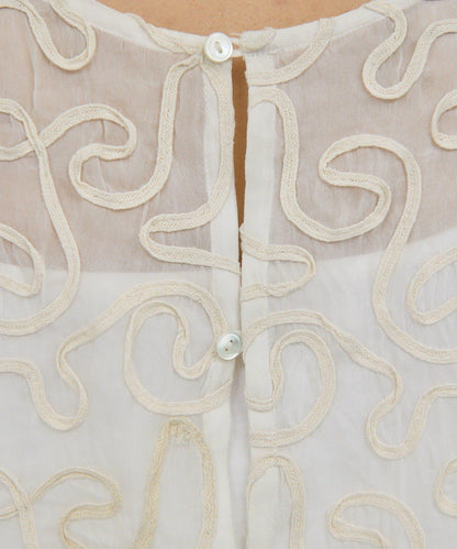 Dhritië 線繩刺繡 吊帶上衣