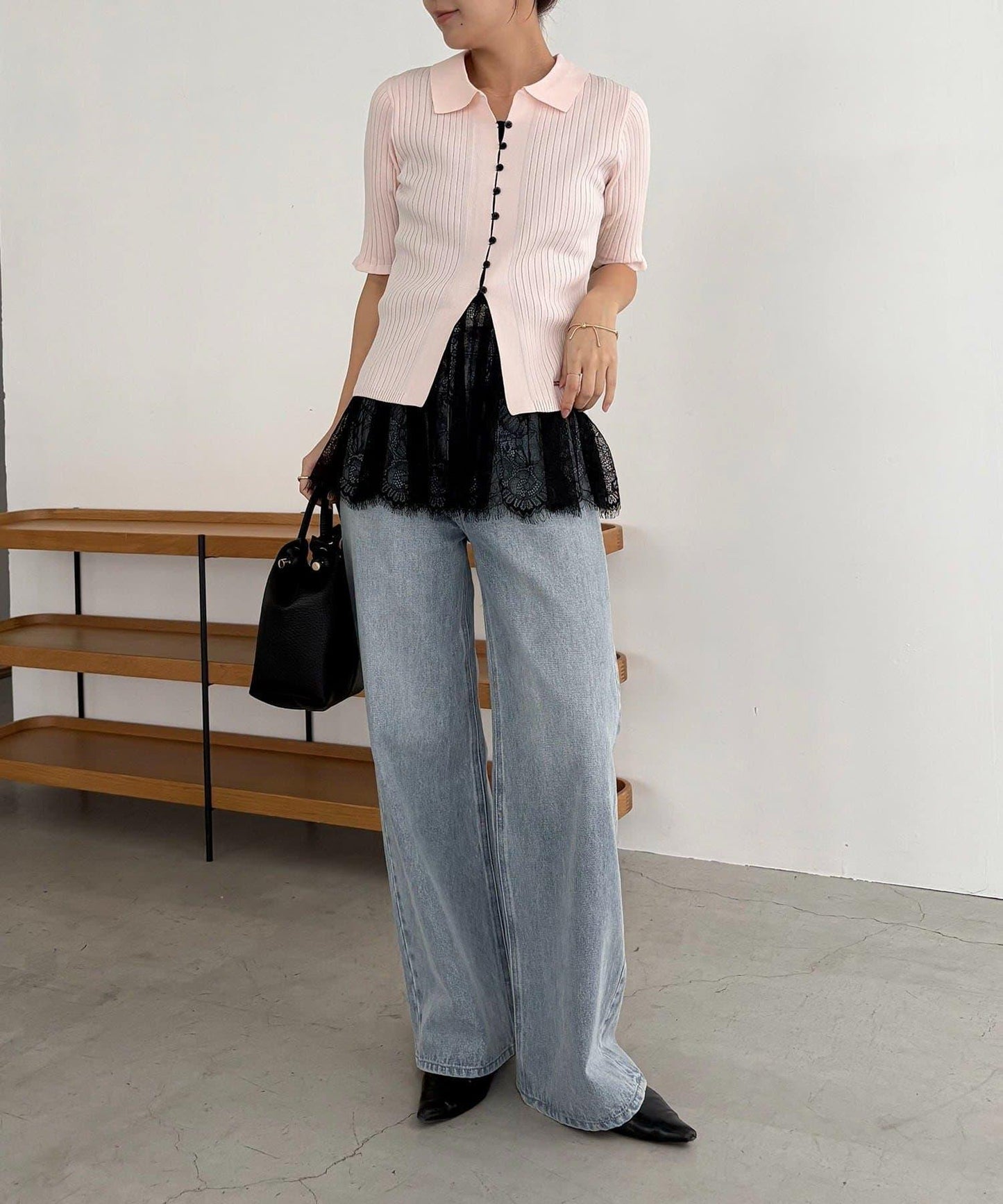 CAPRICIEUX LE'MAGE 半袖Polo針織上衣