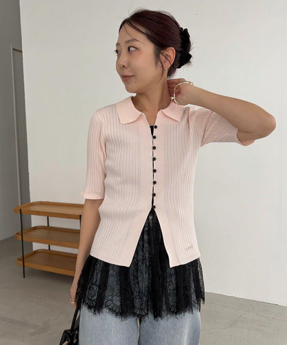 CAPRICIEUX LE'MAGE 半袖Polo針織上衣
