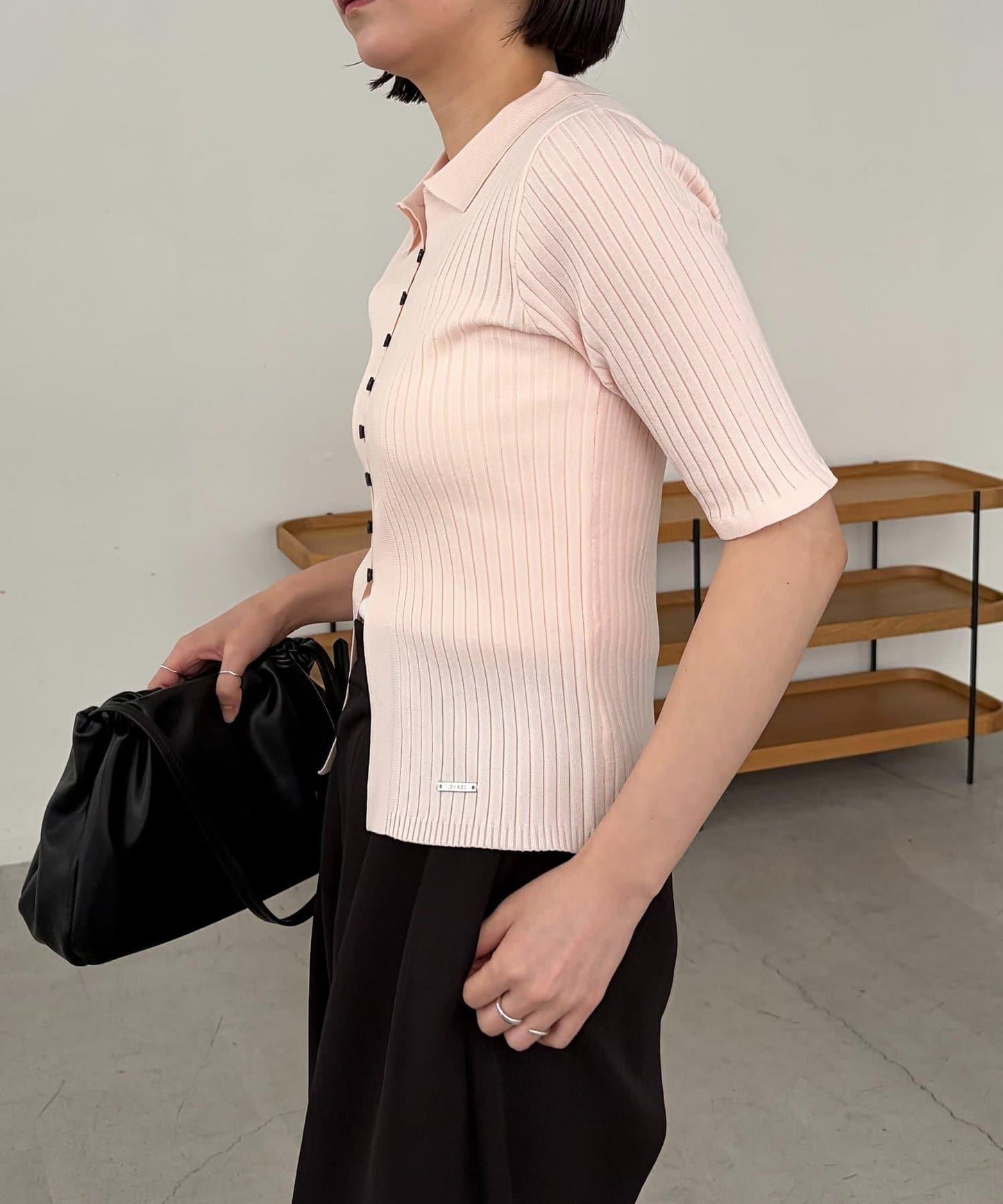 CAPRICIEUX LE'MAGE 半袖Polo針織上衣