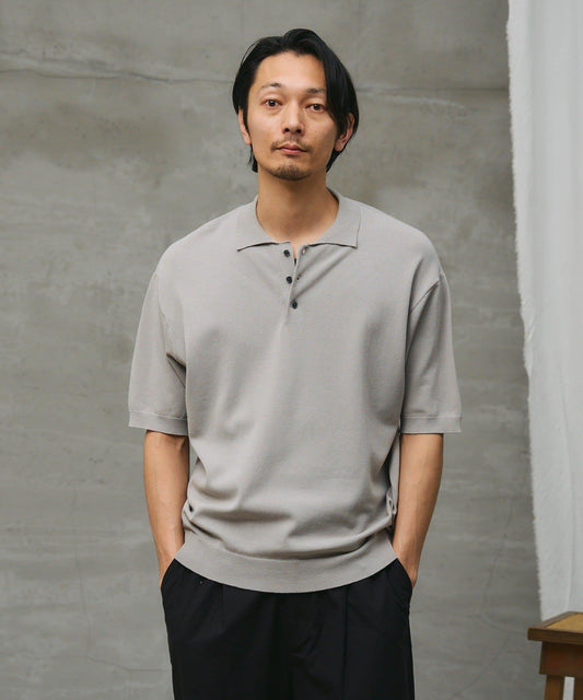 paradigm 棉莫代爾針織POLO衫 U款