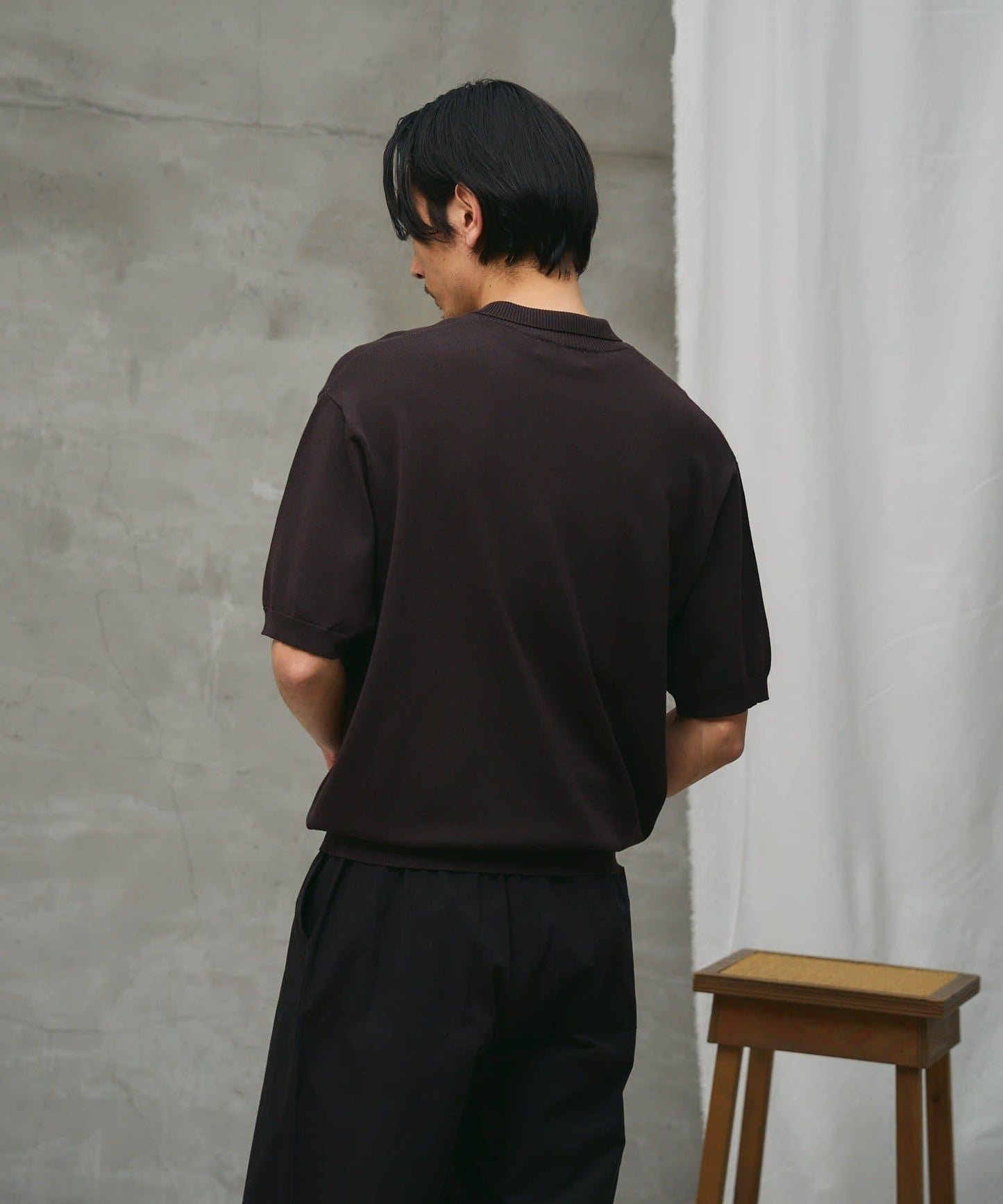 paradigm 棉莫代爾針織POLO衫 U款