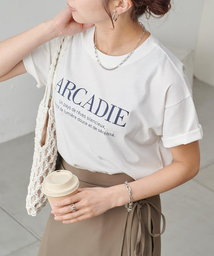 ARCADIE Logo印花T恤