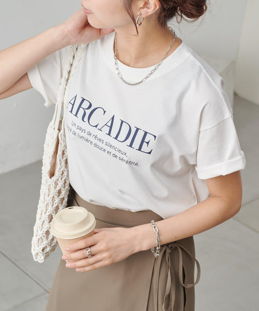 ARCADIE Logo印花T恤