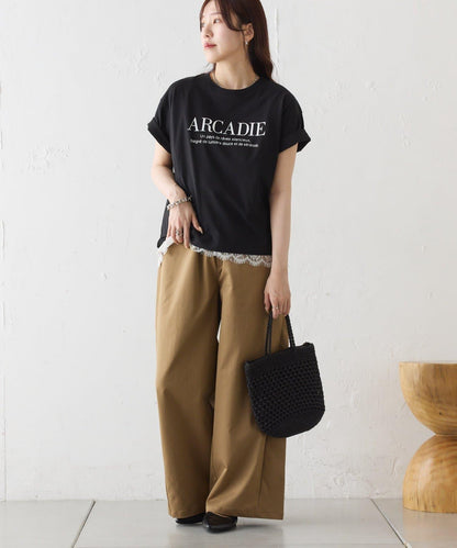 ARCADIE Logo印花T恤
