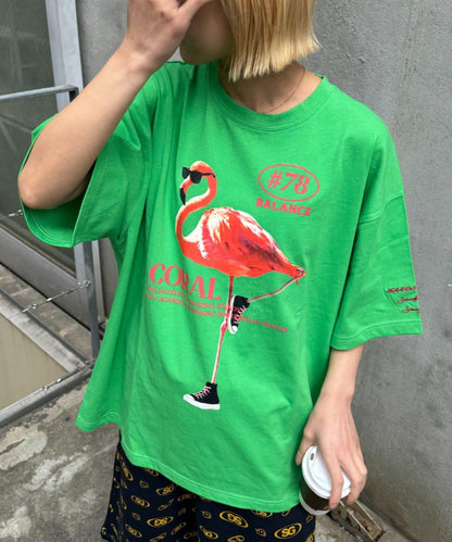 動物照片印花 SOUNDS GOOOOD TEE T恤