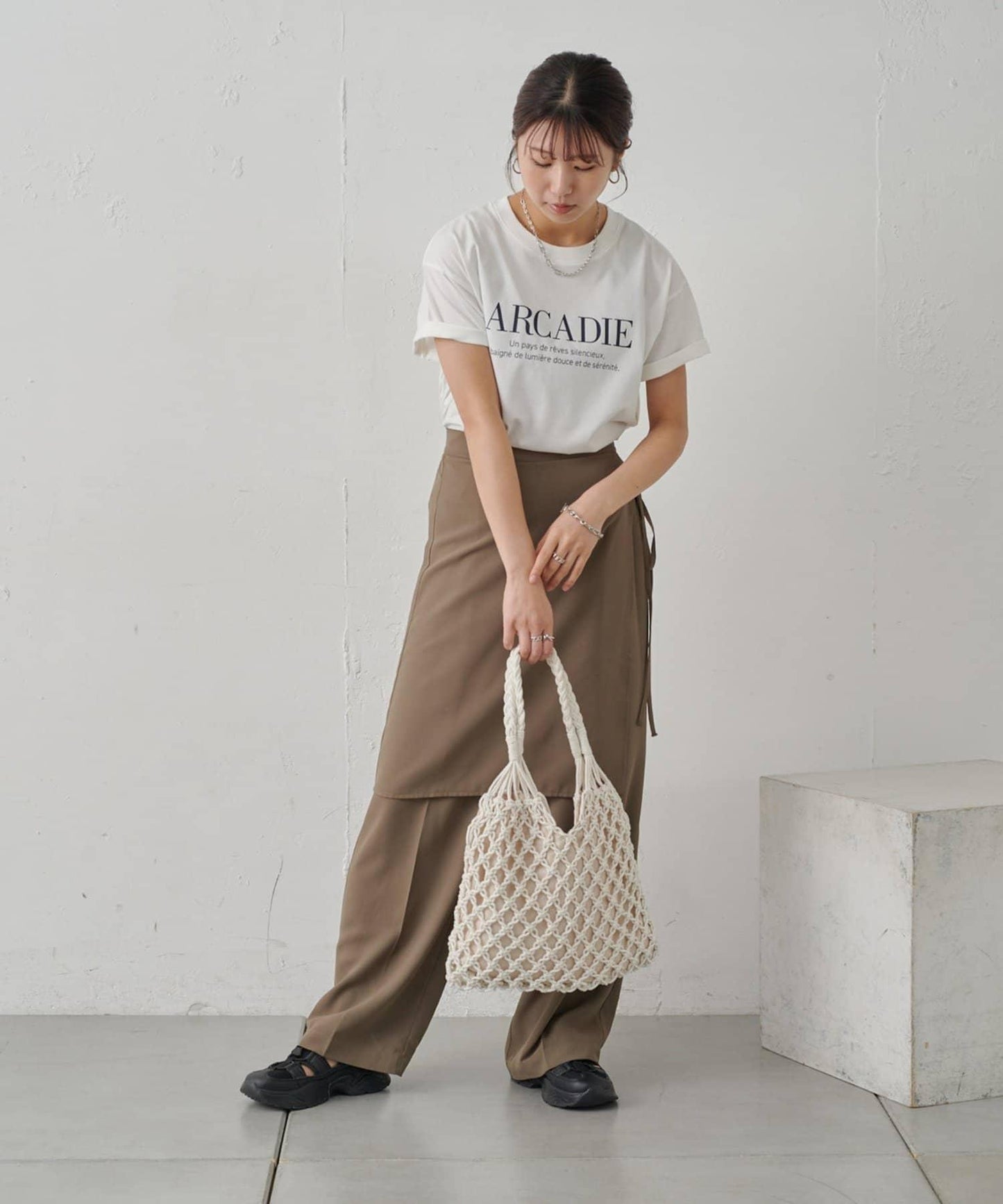 ARCADIE Logo印花T恤