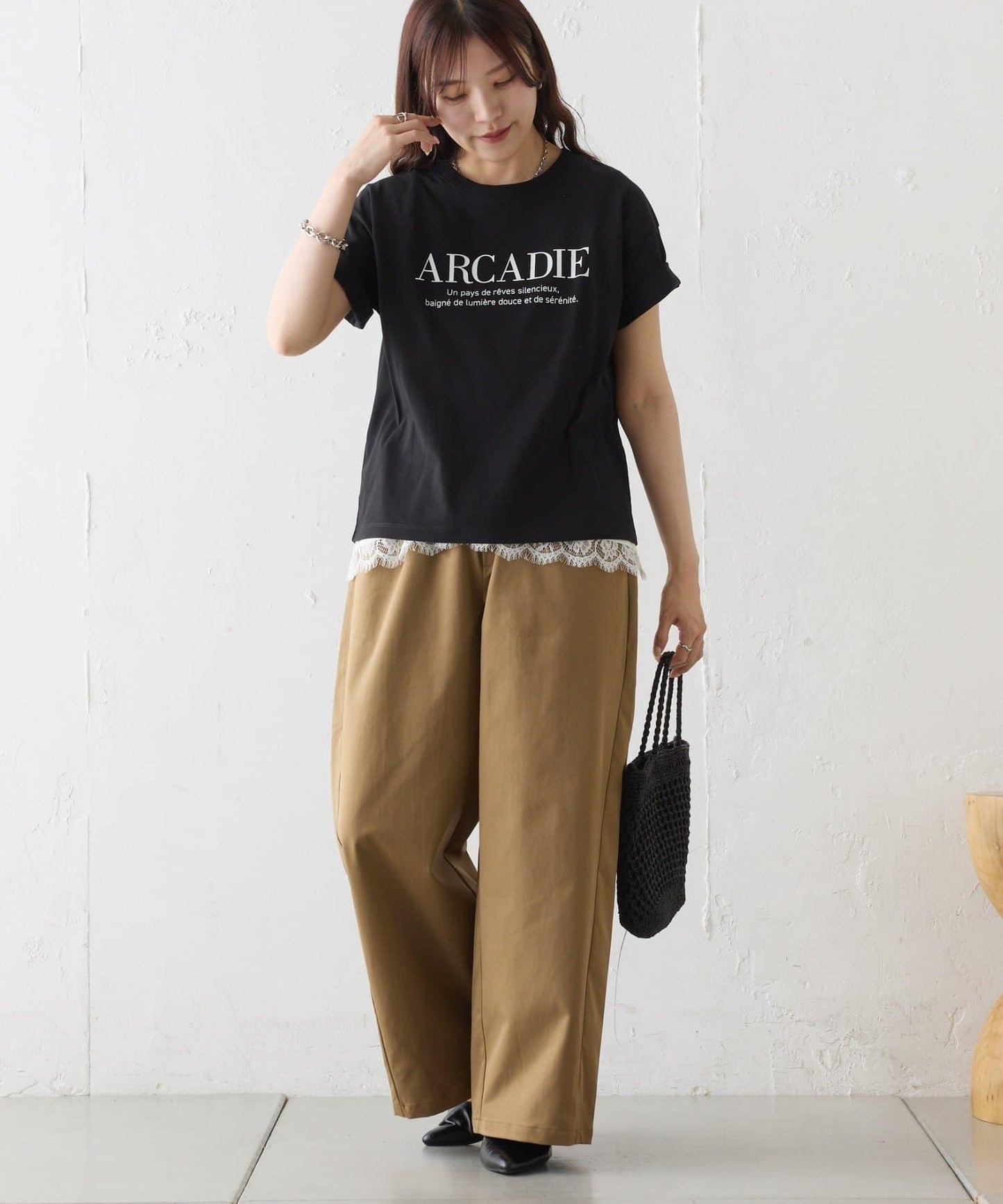 ARCADIE Logo印花T恤