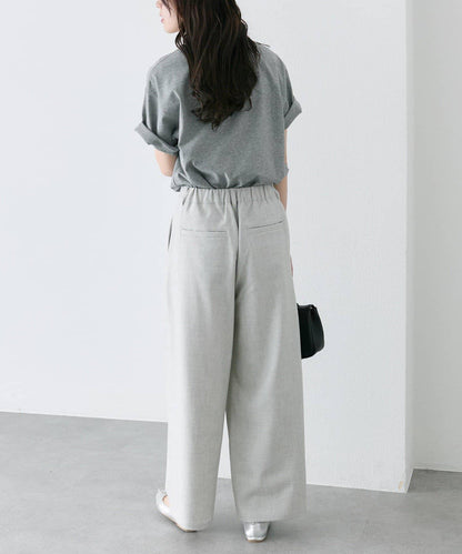 接觸冷感 直筒 彈力西裝褲