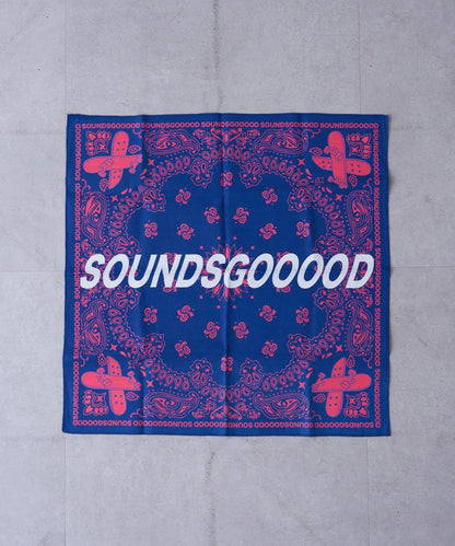 SOUNDS GOOOOD 全印花頭巾
