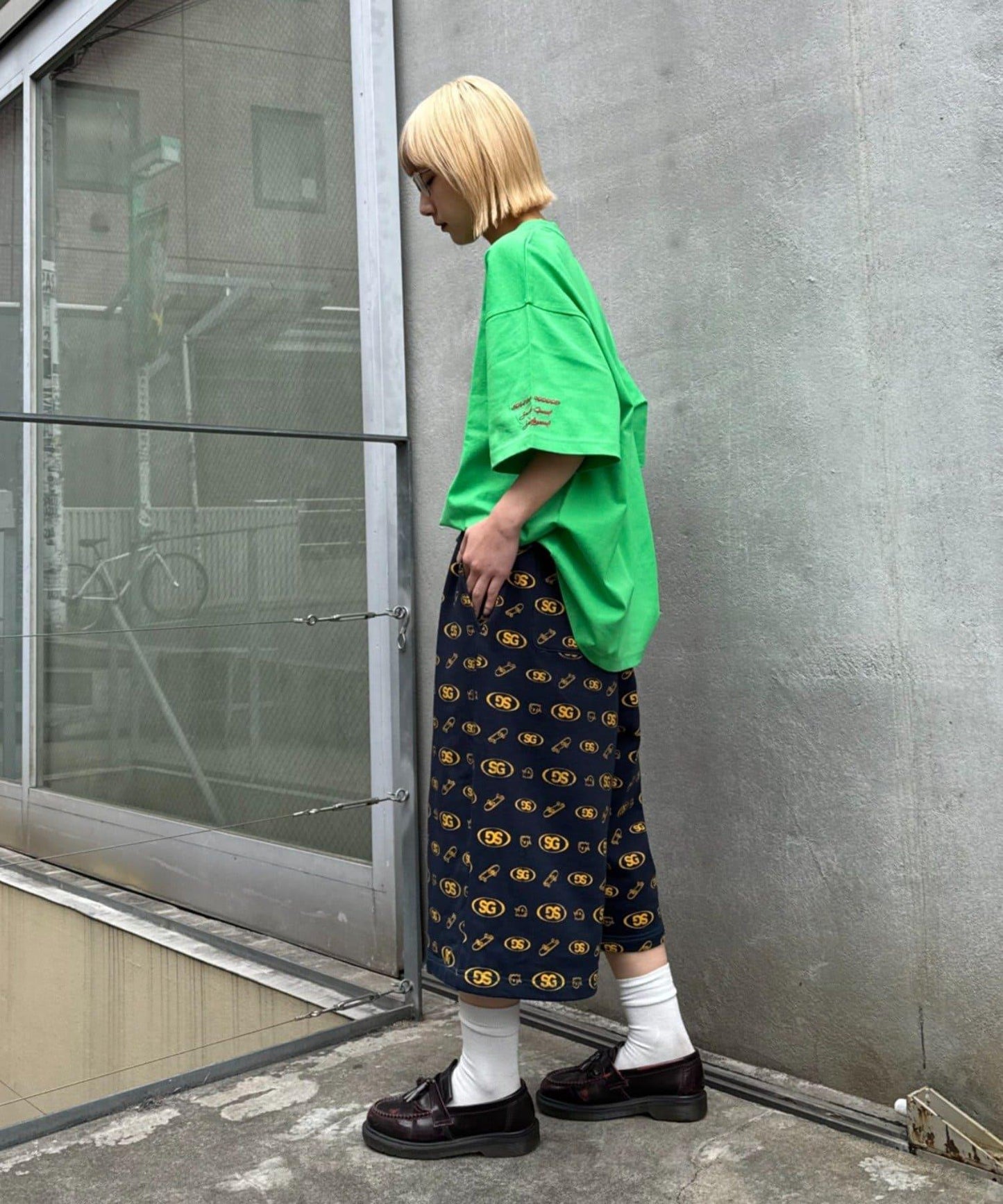 SOUNDS GOOOOD 滿版印花 衛衣短褲