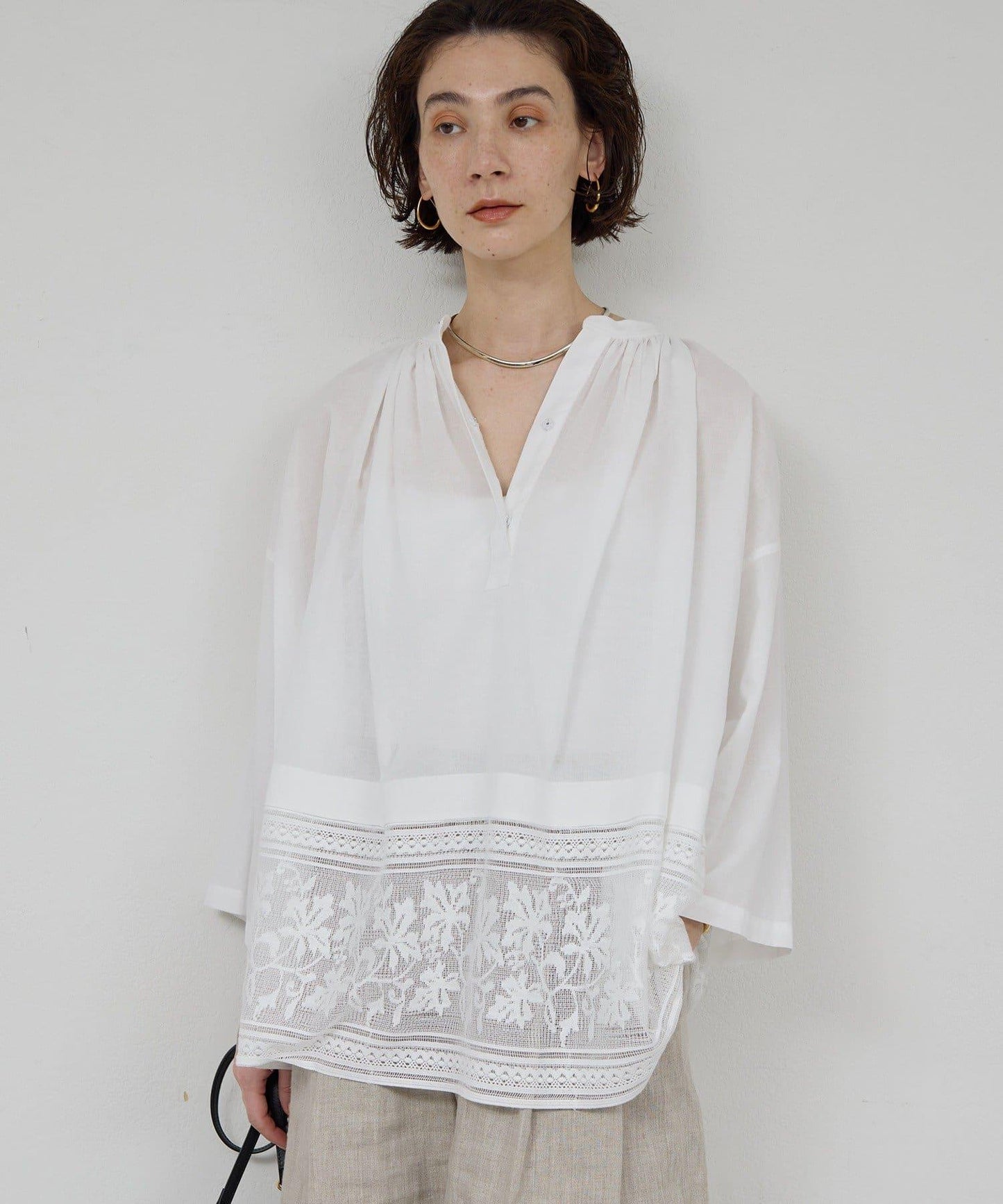 刺繡 Church 女式襯衫