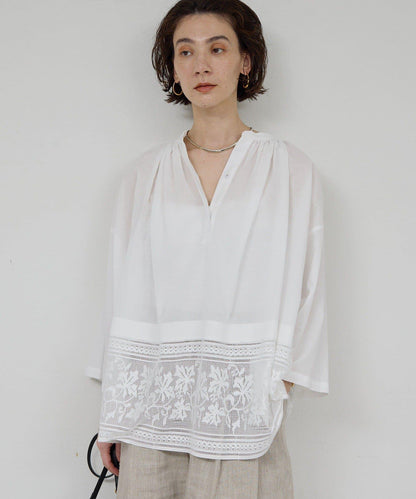 刺繡 Church 女式襯衫