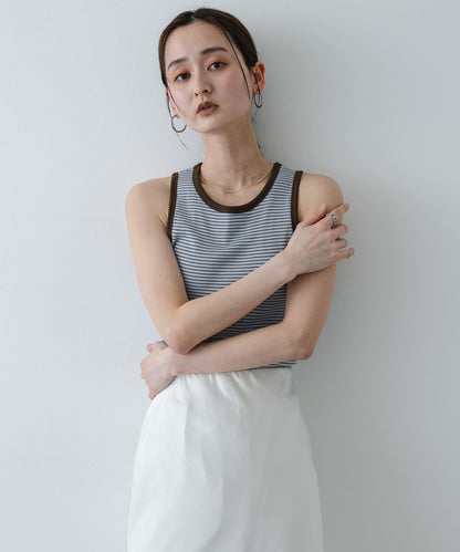 Healthknit×SENSE OF PLACE 條紋背心