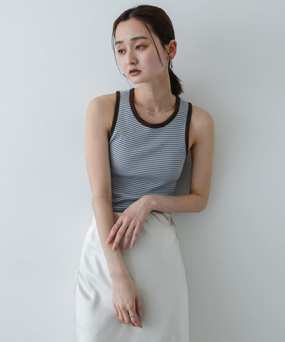 Healthknit×SENSE OF PLACE 條紋背心