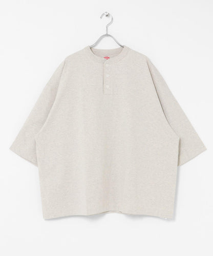 Healthknit×SENSE OF PLACE 亨利領T恤